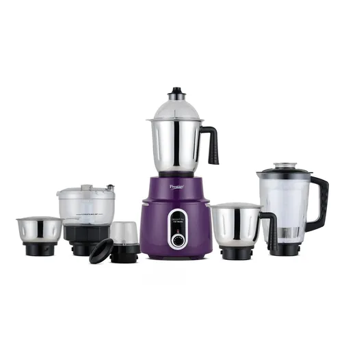 Prestige 750 Watts Delight Pro 6 Jar Mixer Grinder (3 Stainless Steel Jar + 1 Juicer Jar + 1 Multi Utility Jar + 1 Mix-O-Keep Jar)| Multi-Utility Jar| 6 Super Efficient Blades