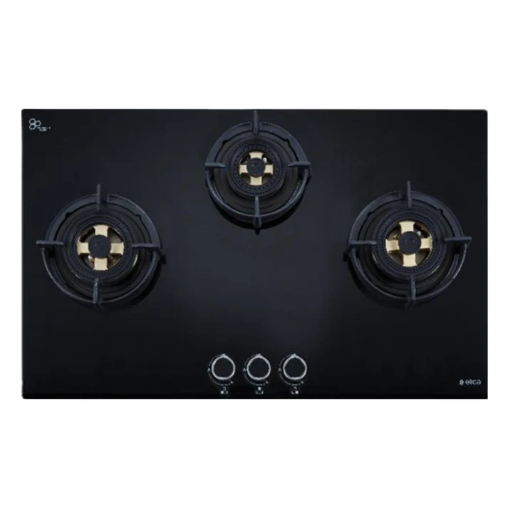 Elica 70 cm 3 Burner Hob Direct Flame Series DFS FB MFC 3B 70 DX