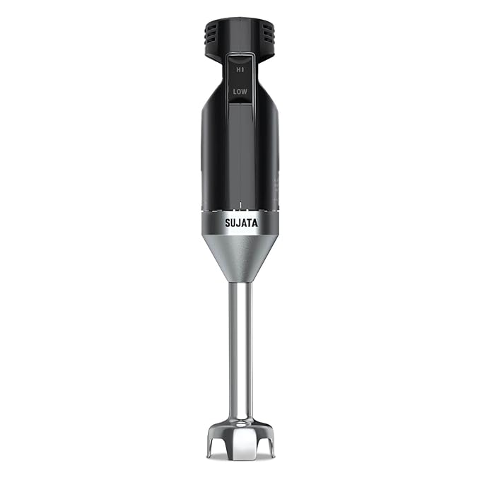 Sujata Blendcraft Hand Blender|180 Watts Motor|18000 RPM|2 Speed Toggle Action Switch|Super Quick Blending| (Black)