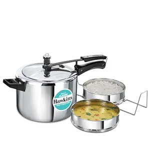 Hawkins Classic Tri-Ply Stainless Steel 5 Litre with Separators (SSTCL51)