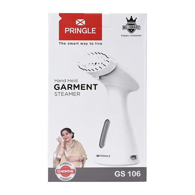 Garment Steamer for Clothes, Steam Iron Press - Vertical & Horizontal Steaming - Detail View