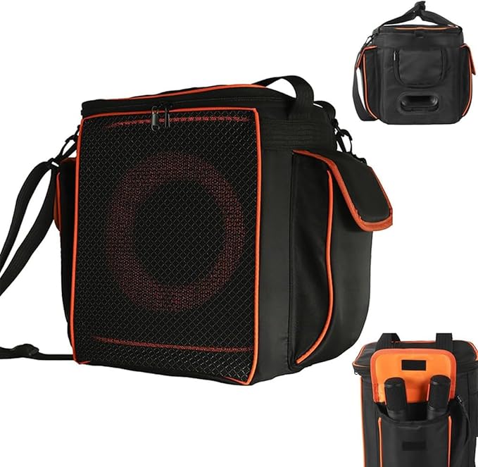Zitel Case Tote Bag Travelling Speaker Cover Compatible with JBL Partybox Encore 2 Portable Bluetooth Party Speaker (Speaker not Included) - Black