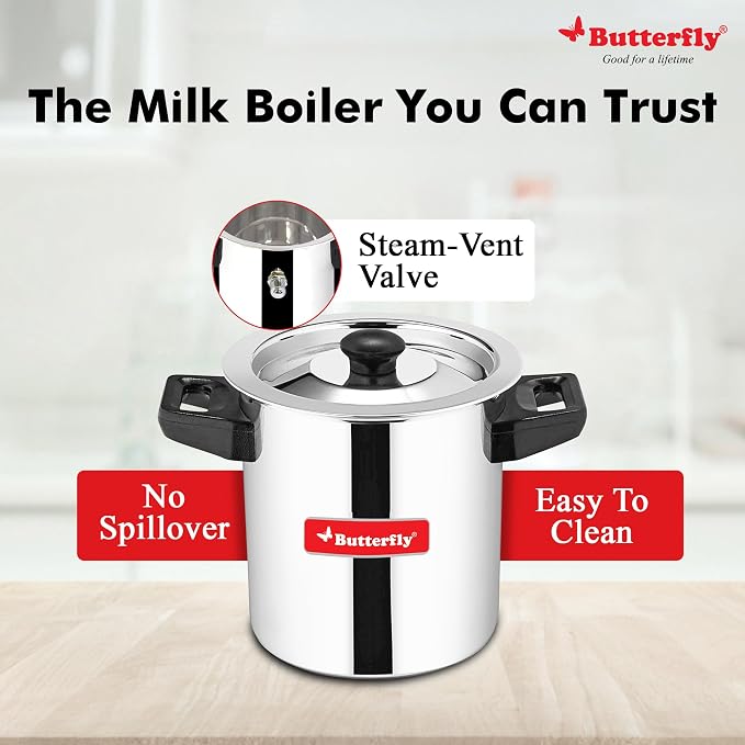 Butterfly Blueline Milk Boiler with Whistle 1.5ltr - Detail View
