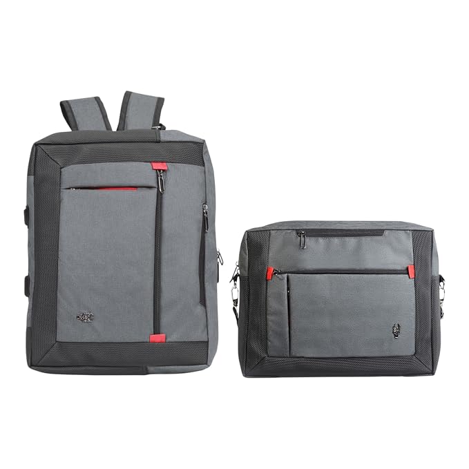 Krishiv Matrix Office Laptop Backpack cum Travel Bag cum Briefcase for Men and Women