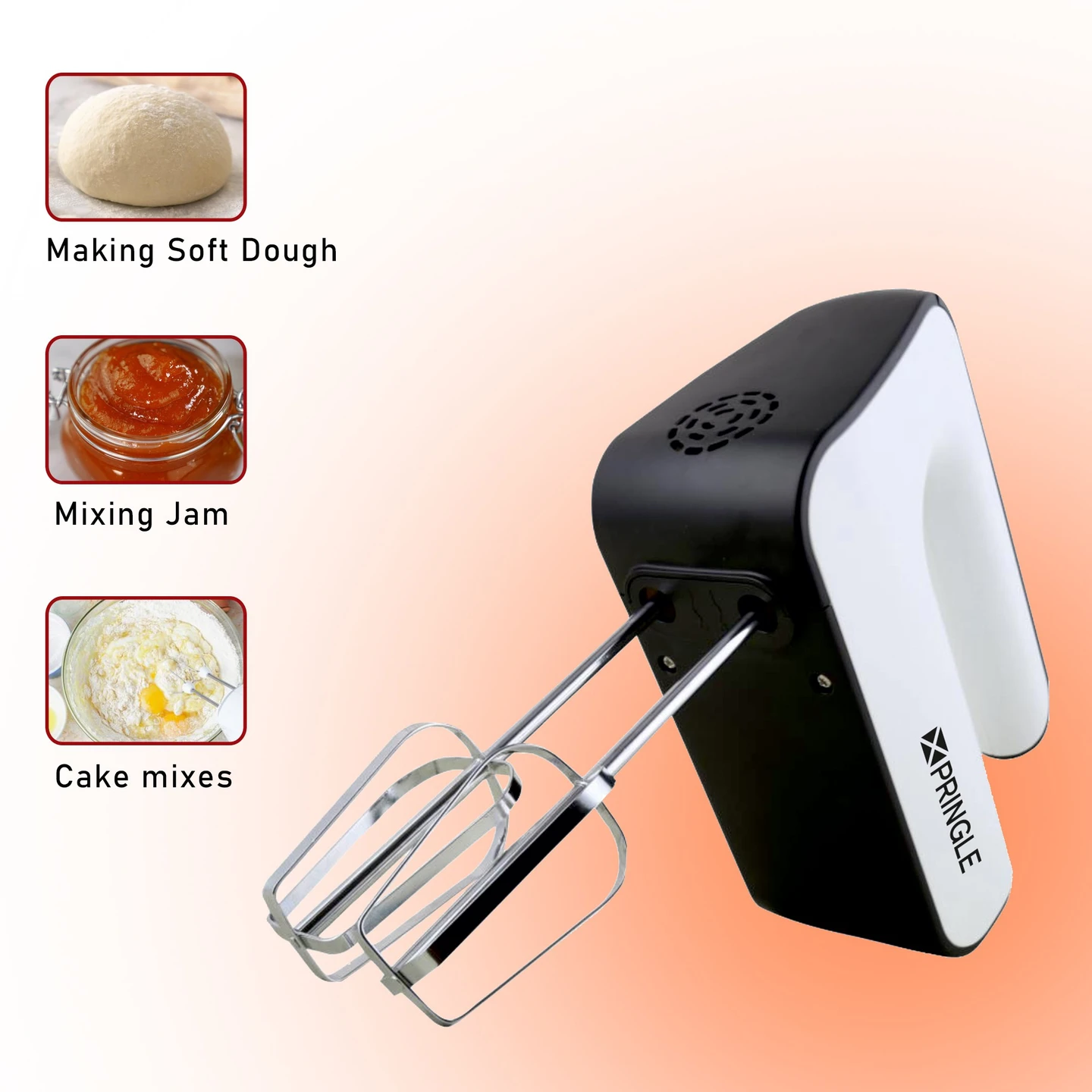 Pringle HM 08 Hand Mixer - Detail View